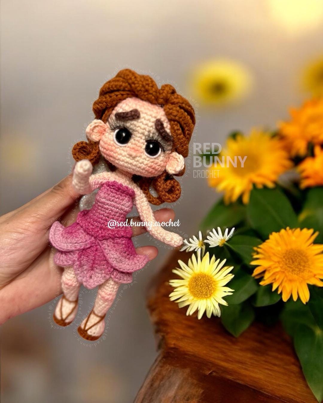 Garden fairy crochet pattern bundle 2 PDF Files Amigurumi doll ENGLISH & SPANISH - Thumbnail 2