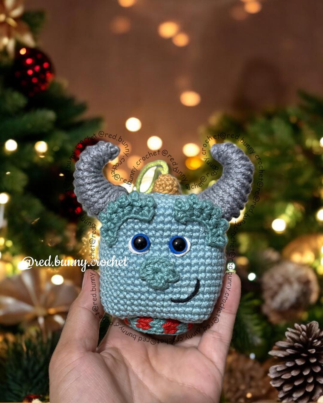 Crochet Pattern Bundle 5 PDF Files Amigurumi doll baby with 2 outfits, plushie & Christmas spheres - Thumbnail 5