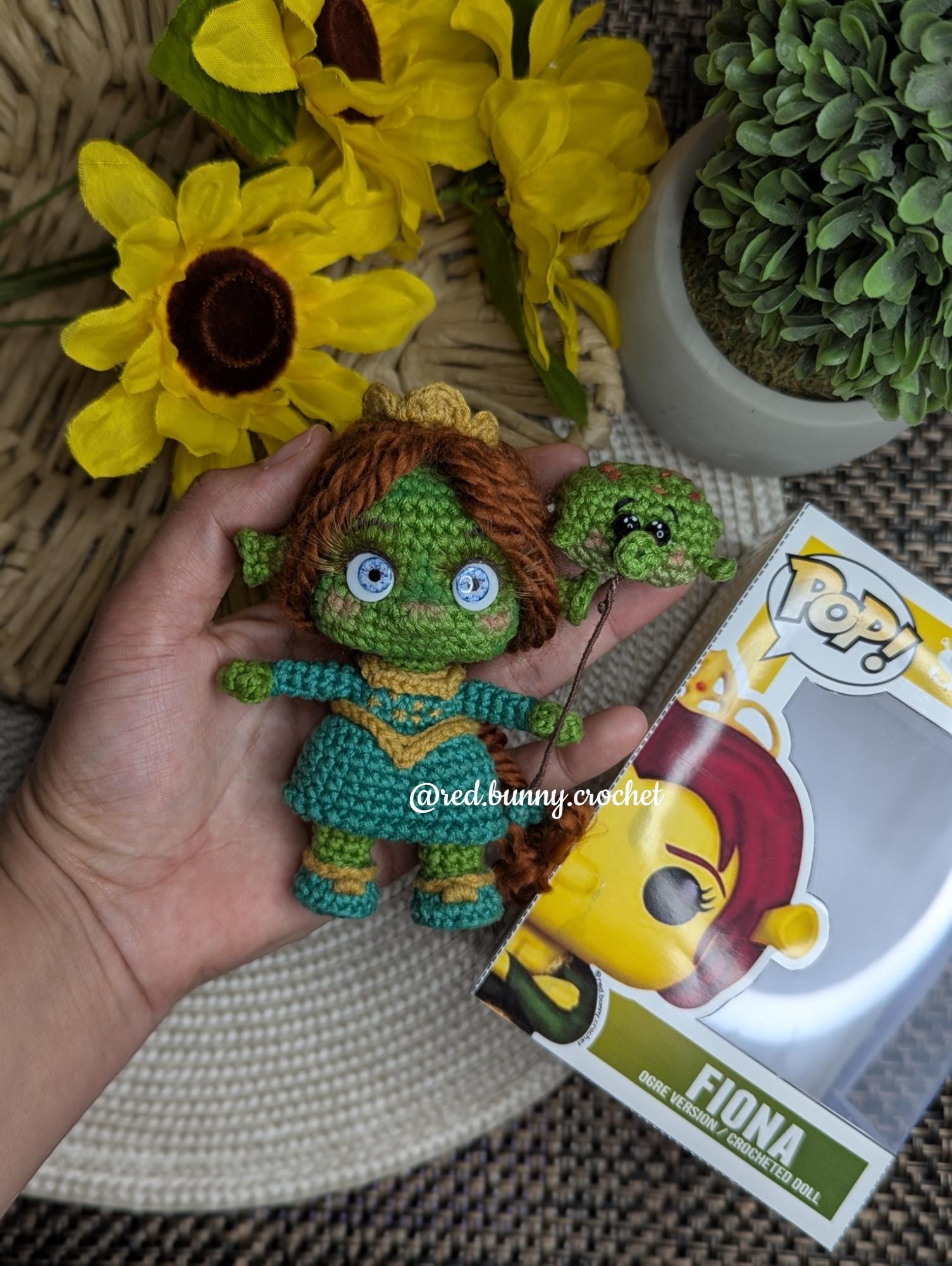 Ogre princess crochet pattern bundle 2 PDF Files Amigurumi doll ENGLISH & SPANISH - Thumbnail 4