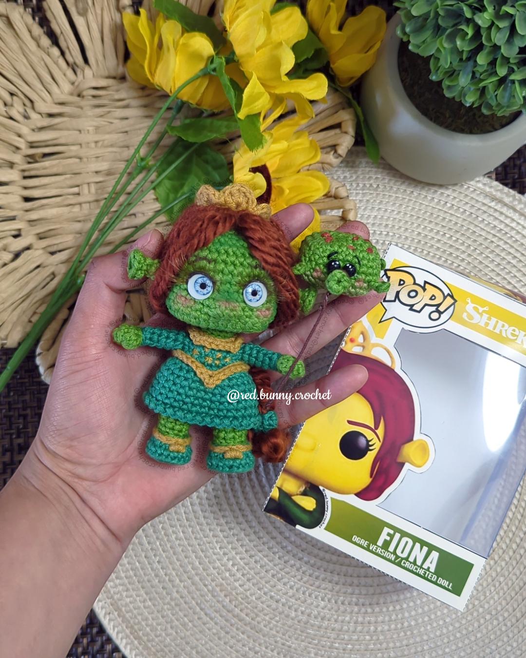 Ogre princess crochet pattern bundle 2 PDF Files Amigurumi doll ENGLISH & SPANISH