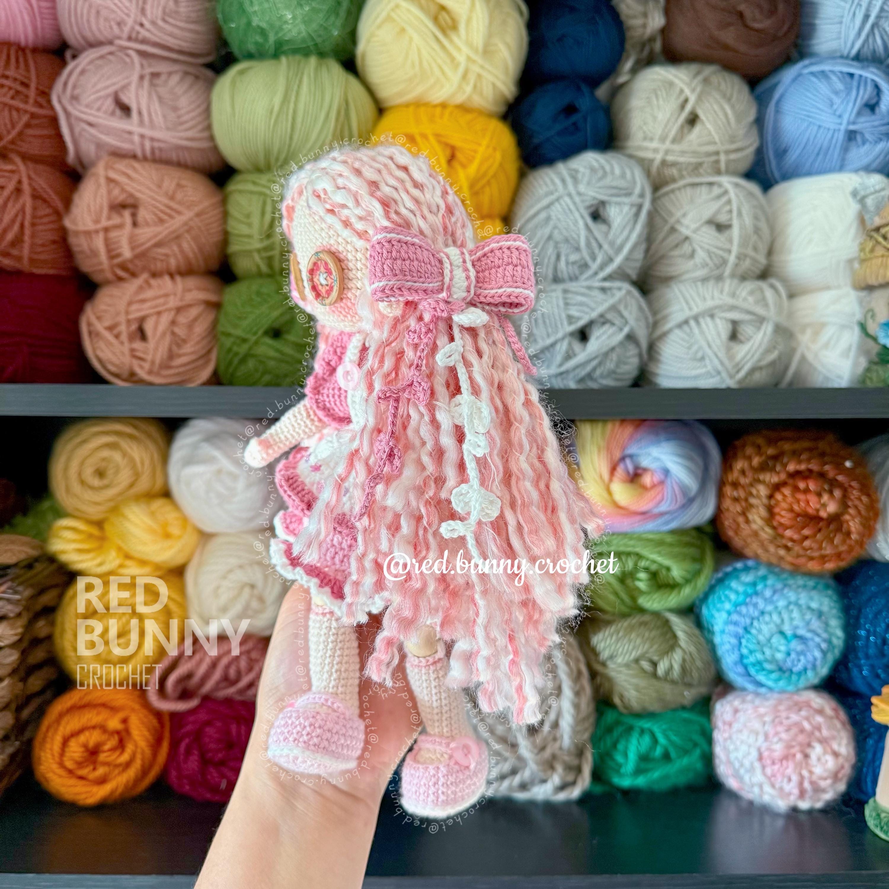 Ragdoll crochet pattern PDF File Amigurumi doll ENGLISH & SPANISH - Thumbnail 2
