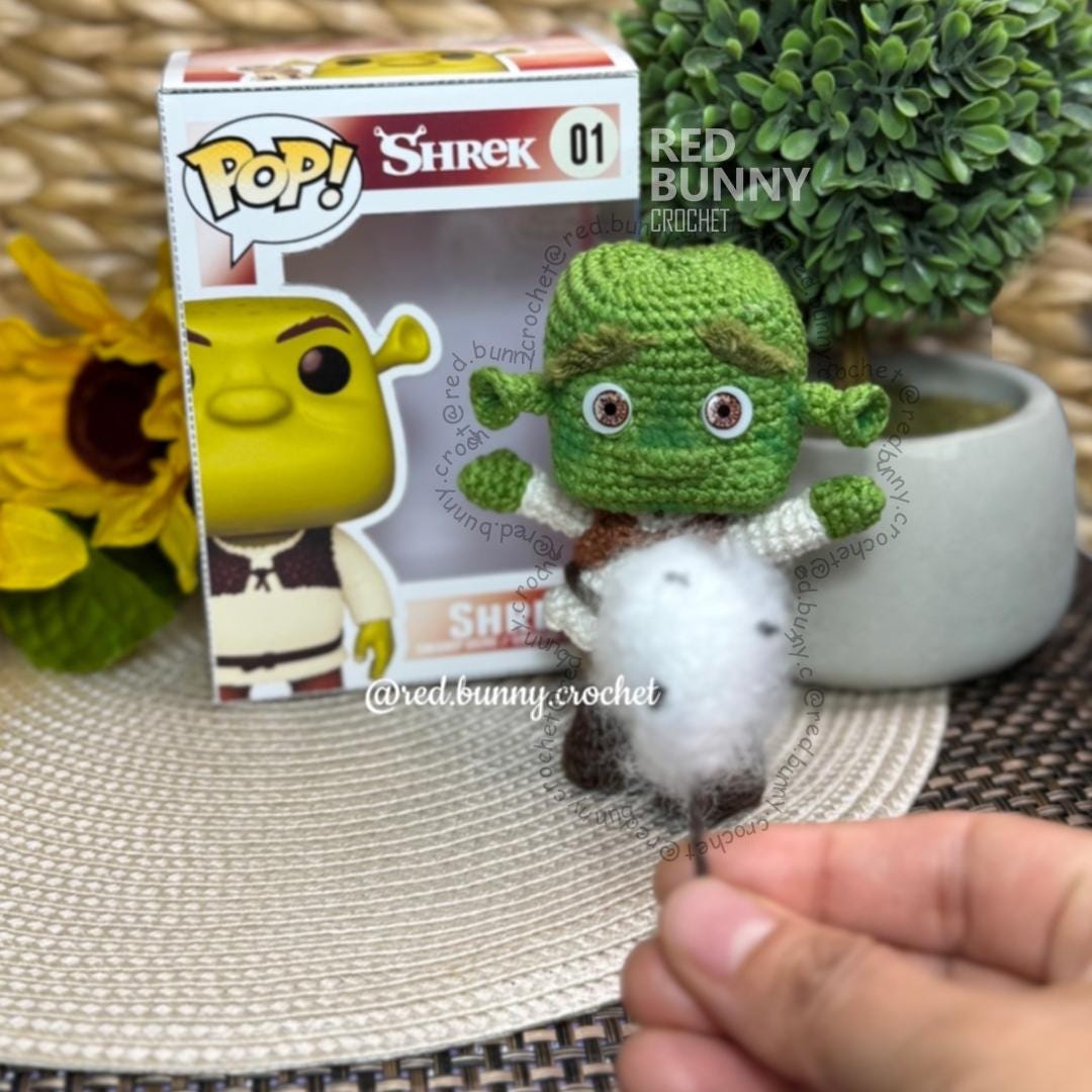 Swamp ogre crochet pattern bundle 2 PDF Files Amigurumi doll ENGLISH & SPANISH - Thumbnail 2