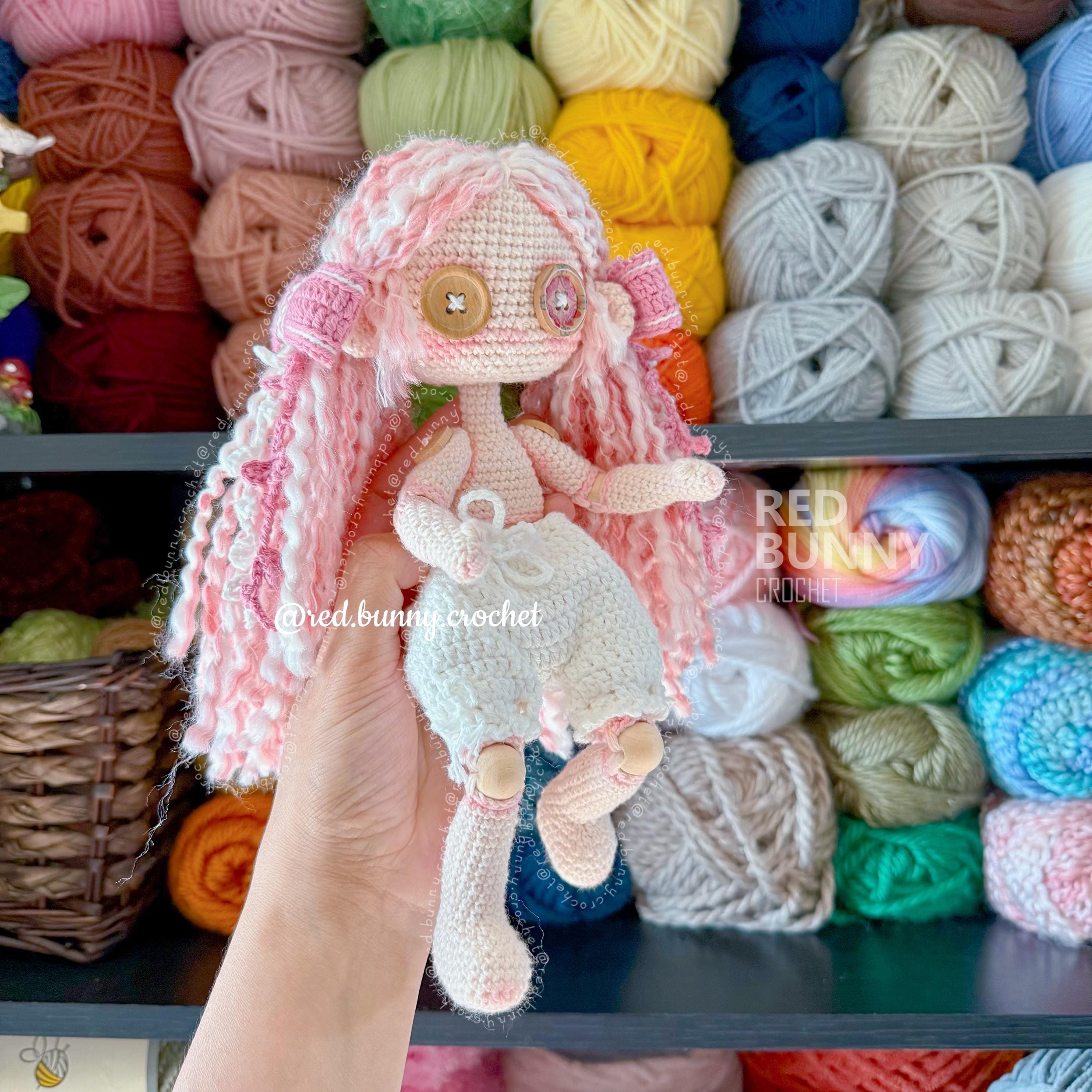 Ragdoll crochet pattern PDF File Amigurumi doll ENGLISH & SPANISH - Thumbnail 7