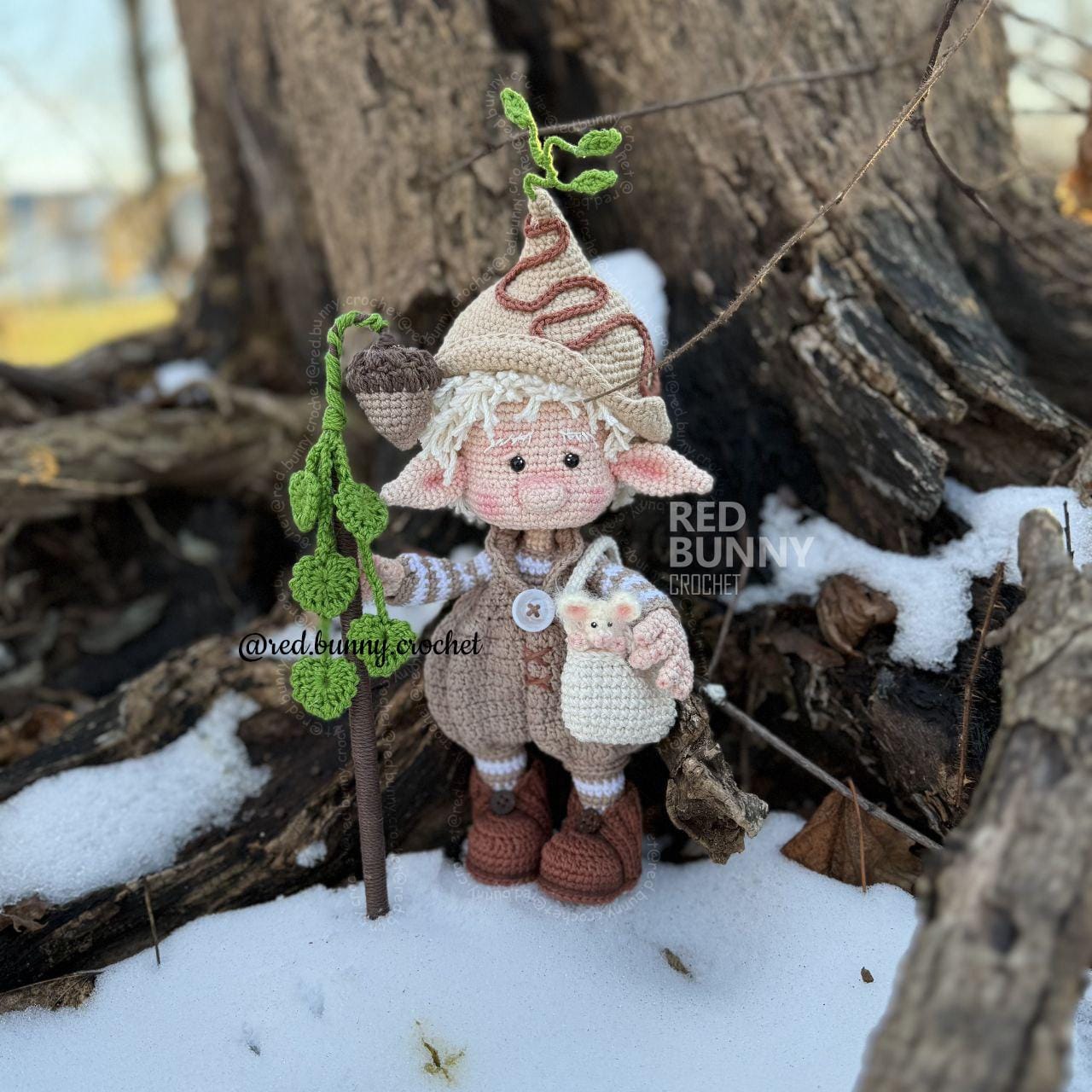 Forest elf crochet pattern bundle 2 PDF Files Amigurumi doll boy ENGLISH & SPANISH