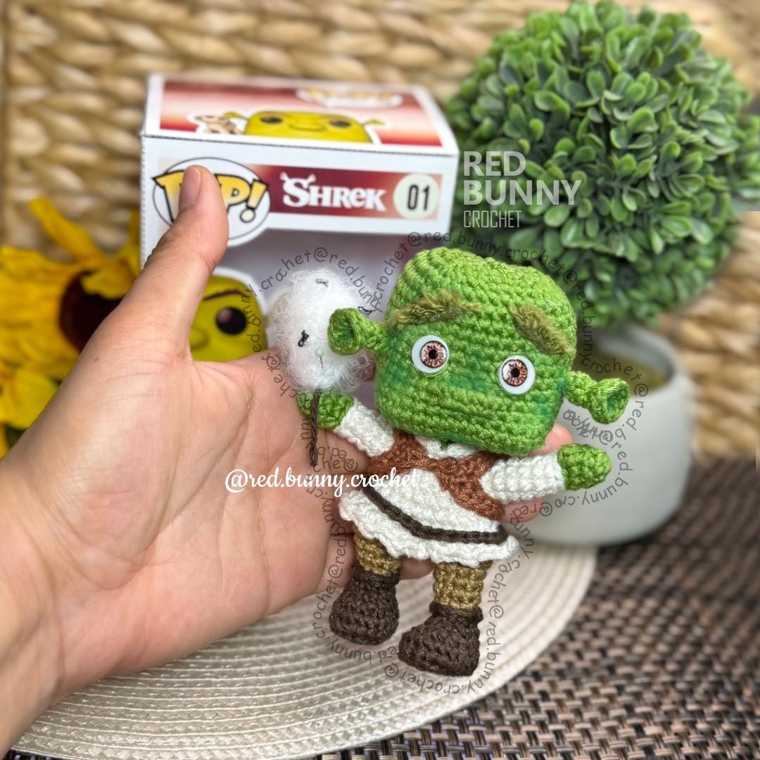 Swamp ogre crochet pattern bundle 2 PDF Files Amigurumi doll ENGLISH & SPANISH