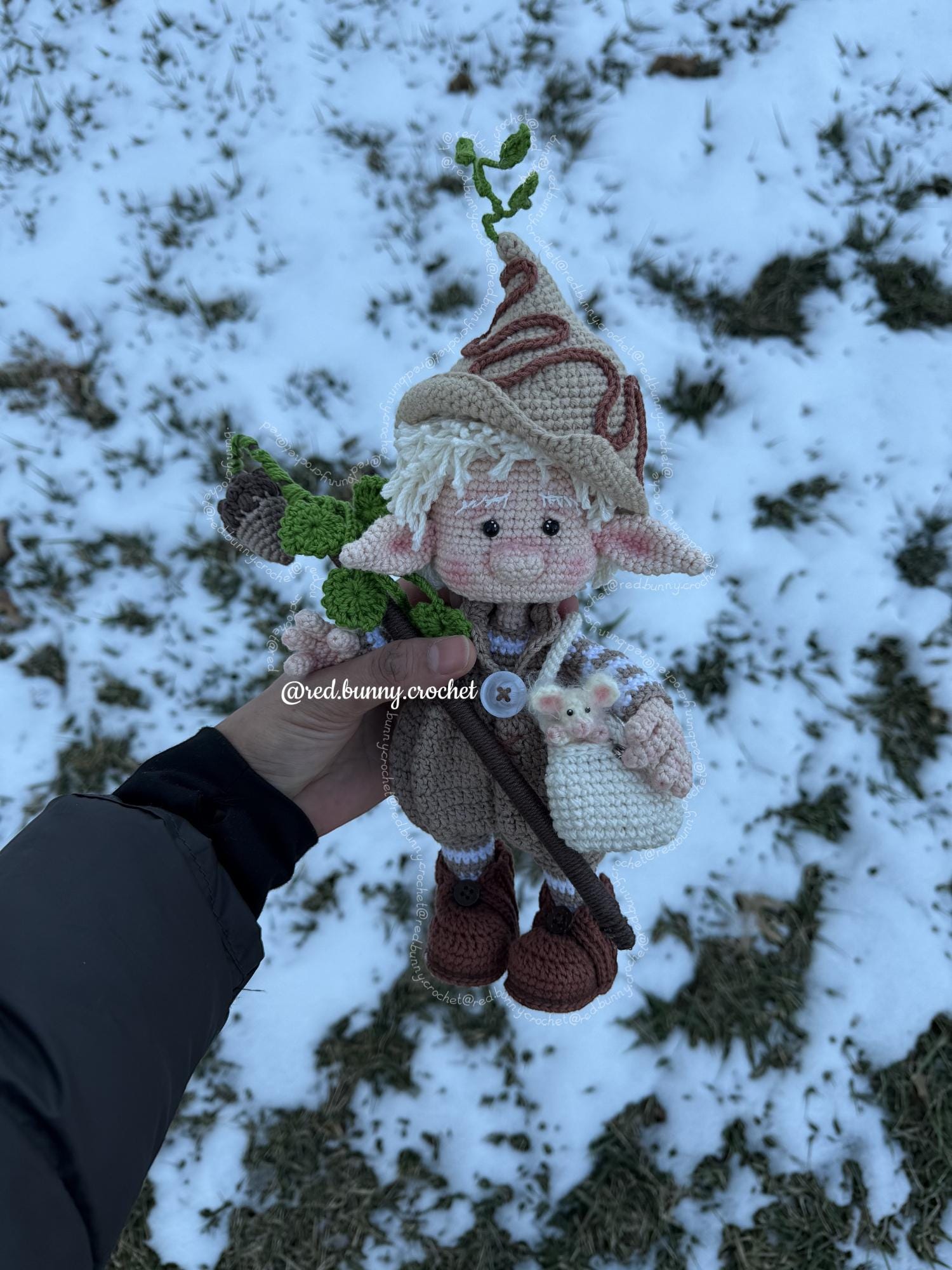 Forest elf crochet pattern bundle 2 PDF Files Amigurumi doll boy ENGLISH & SPANISH - Thumbnail 3