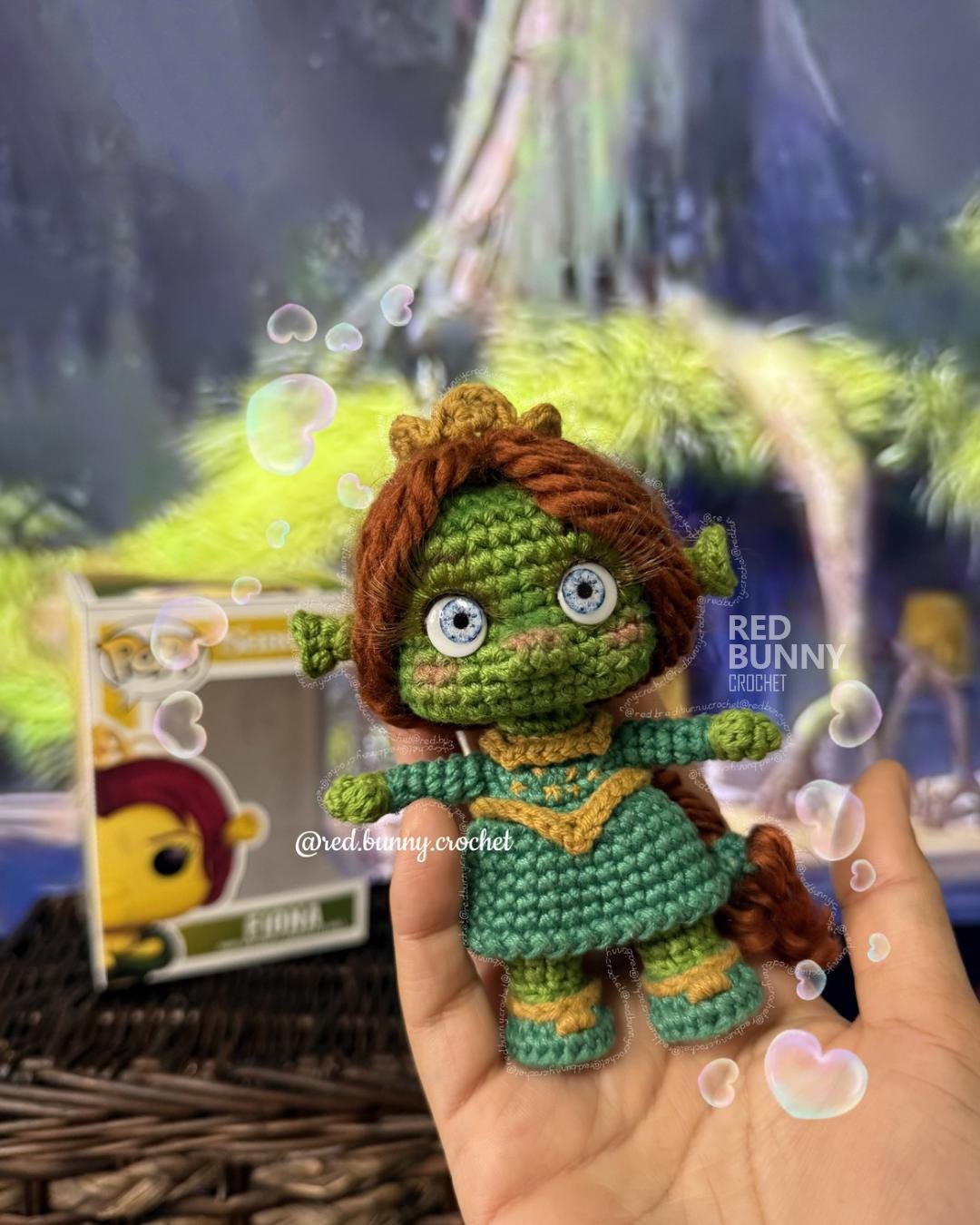 Ogre princess crochet pattern bundle 2 PDF Files Amigurumi doll ENGLISH & SPANISH - Thumbnail 3