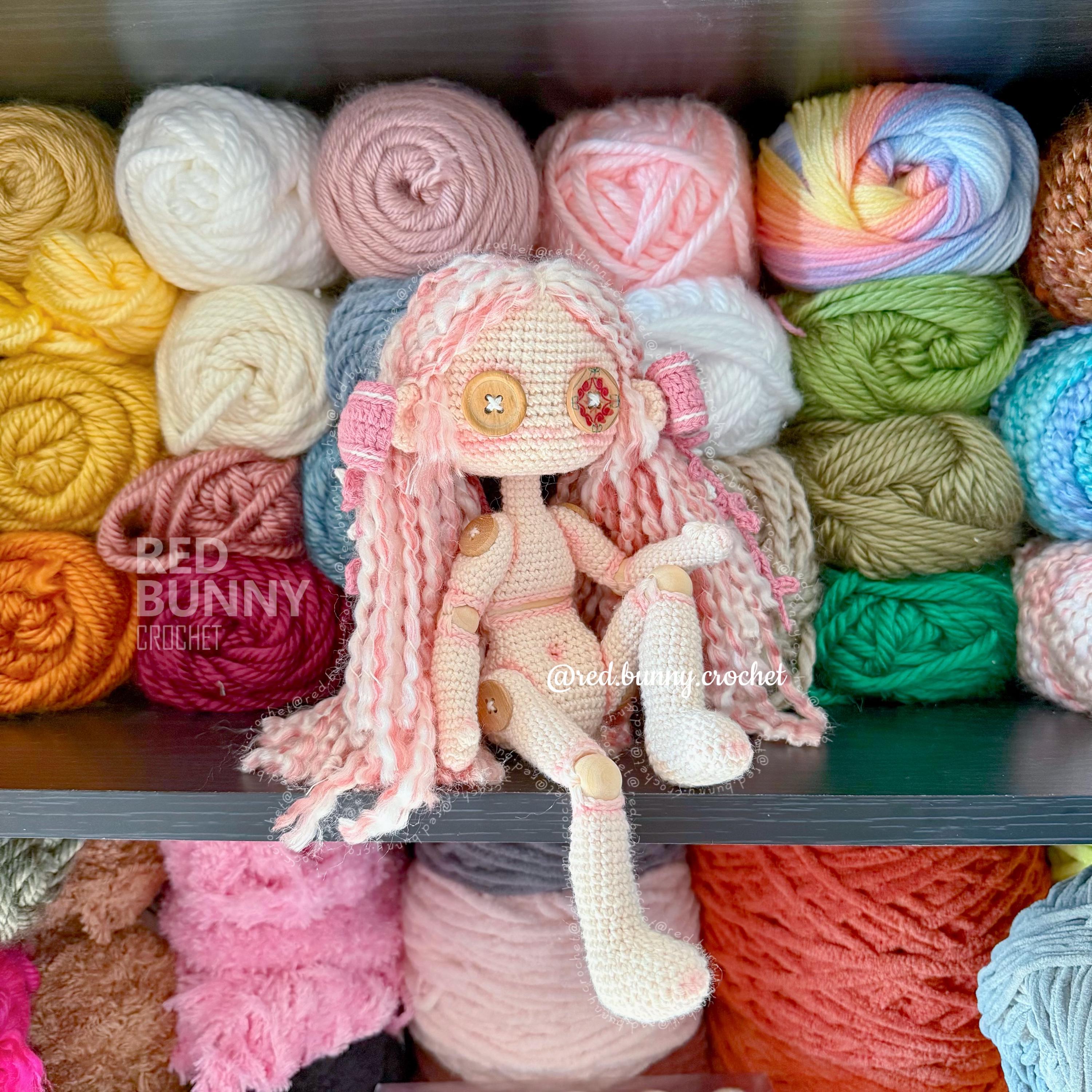 Ragdoll crochet pattern PDF File Amigurumi doll ENGLISH & SPANISH - Thumbnail 5