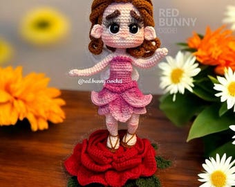Garden fairy crochet pattern bundle 2 PDF Files Amigurumi doll ENGLISH & SPANISH