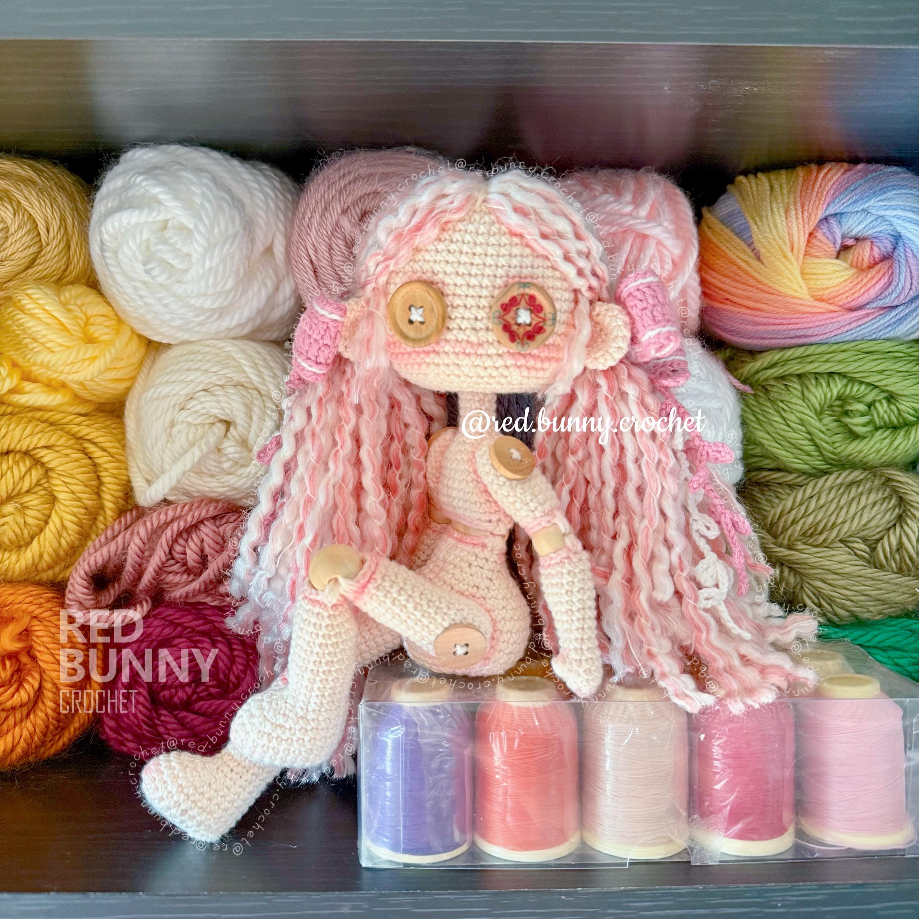 Ragdoll crochet pattern PDF File Amigurumi doll ENGLISH & SPANISH - Thumbnail 3