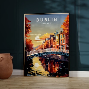 Dublin Print Dublin Poster Printable Instant Download Dublin Travel Art Minimalist Digital Wall Artwork Dublin Gift Art Ireland Gifts