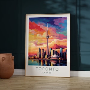 Toronto Poster Canada Print Toronto Art Print Toronto Print Minimalist Digital Download Art Canada Print Canada Art Toronto Art Canada Gifts