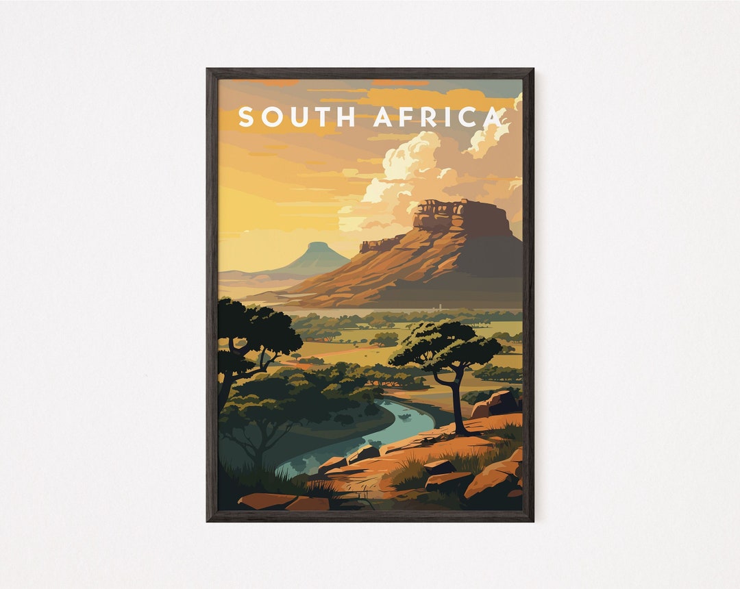 South Africa Print, South Africa Poster, Printable Instant Download ...