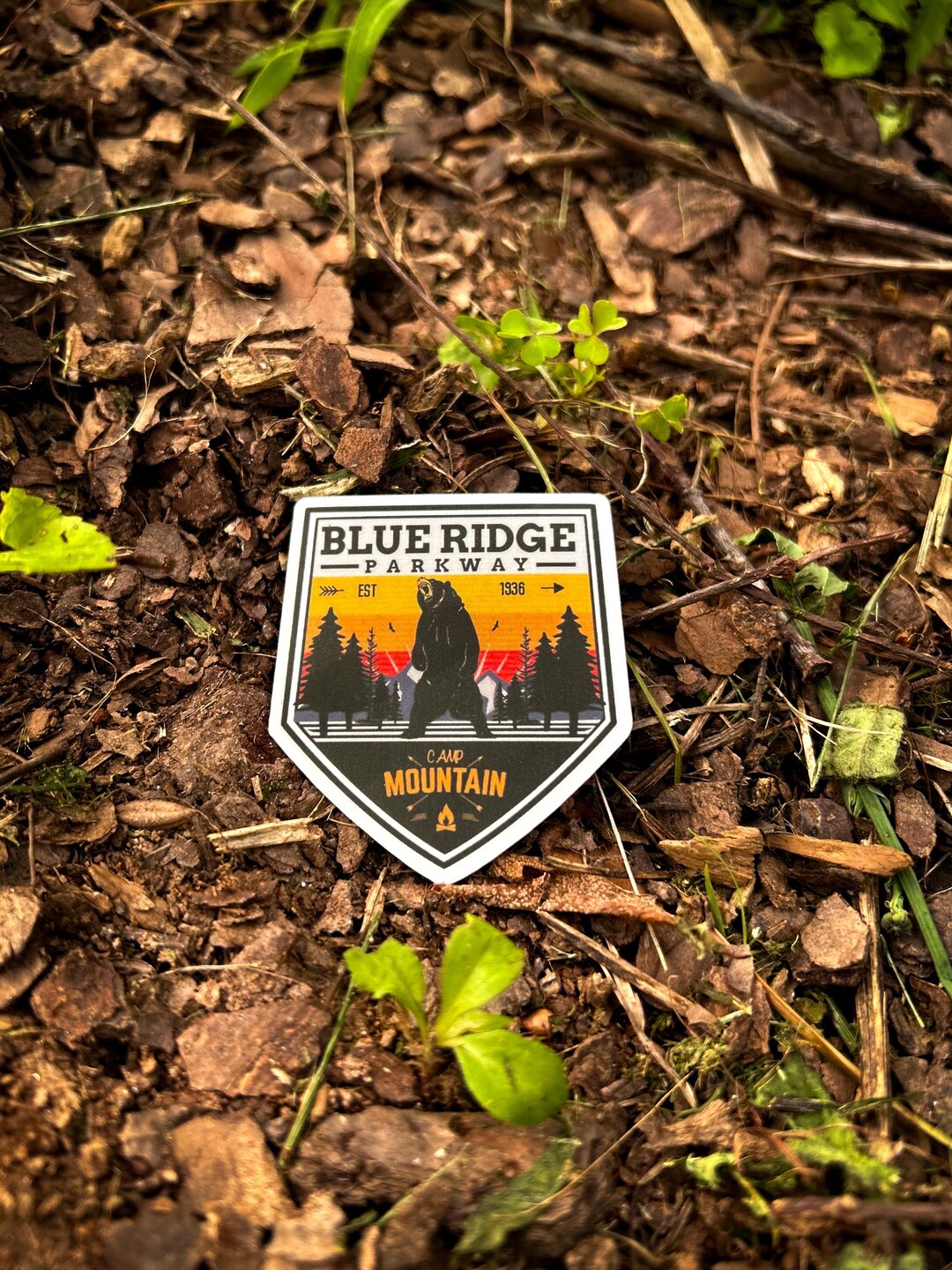 Blue Ridge Parkway, NC Strong Sticker, Blue Ridge Mountains ...