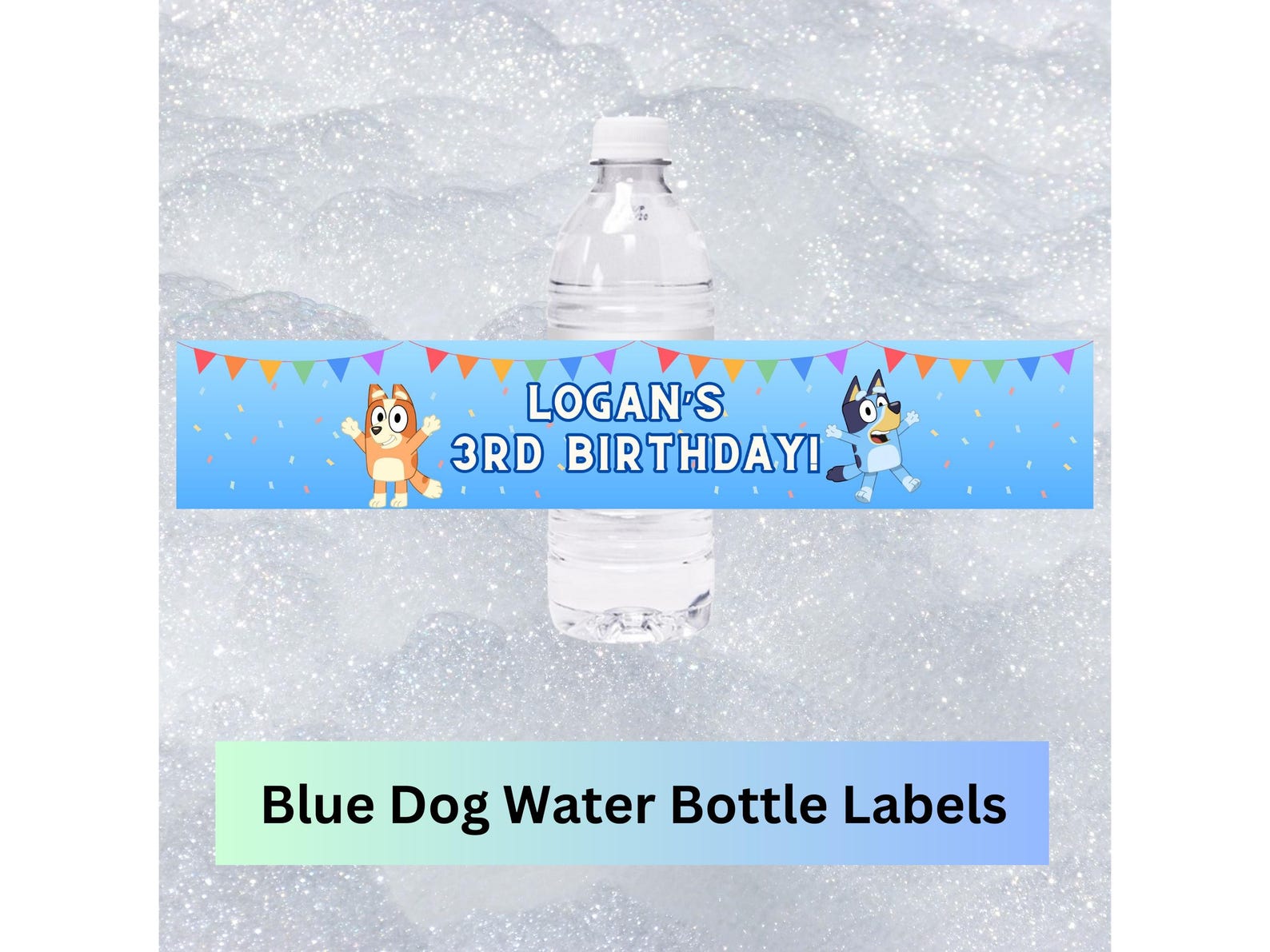 Editable Bluey Labels