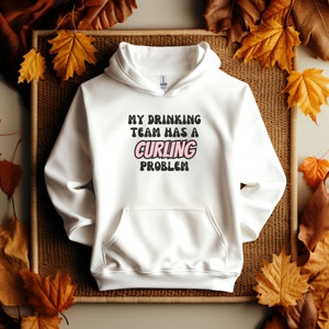 Curling Hoodie, Curling Shirt, Lustiger Curling Hoodie, Lustiges Curling Shirt, Team Curling Hoodie, Lustiger Hoodie, Geschenk für Curler, Sport Hoodie