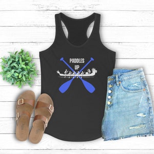 Dragon Boat Racing Tank, Paddles Up Tank, Dragon Boating, Dragon Boat Racing, Dragon Boating Tank, Dragon Boater Gift, Dragon Boating Gift