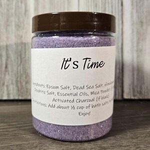 BTS Kpop-Inspired Bath Salts - It&#39;s Time