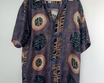 Vintage Goouch 100% Silk Shirt Size S