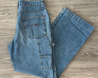 90s Vintage Tommy Hilfiger Carpenter Jeans Size 8