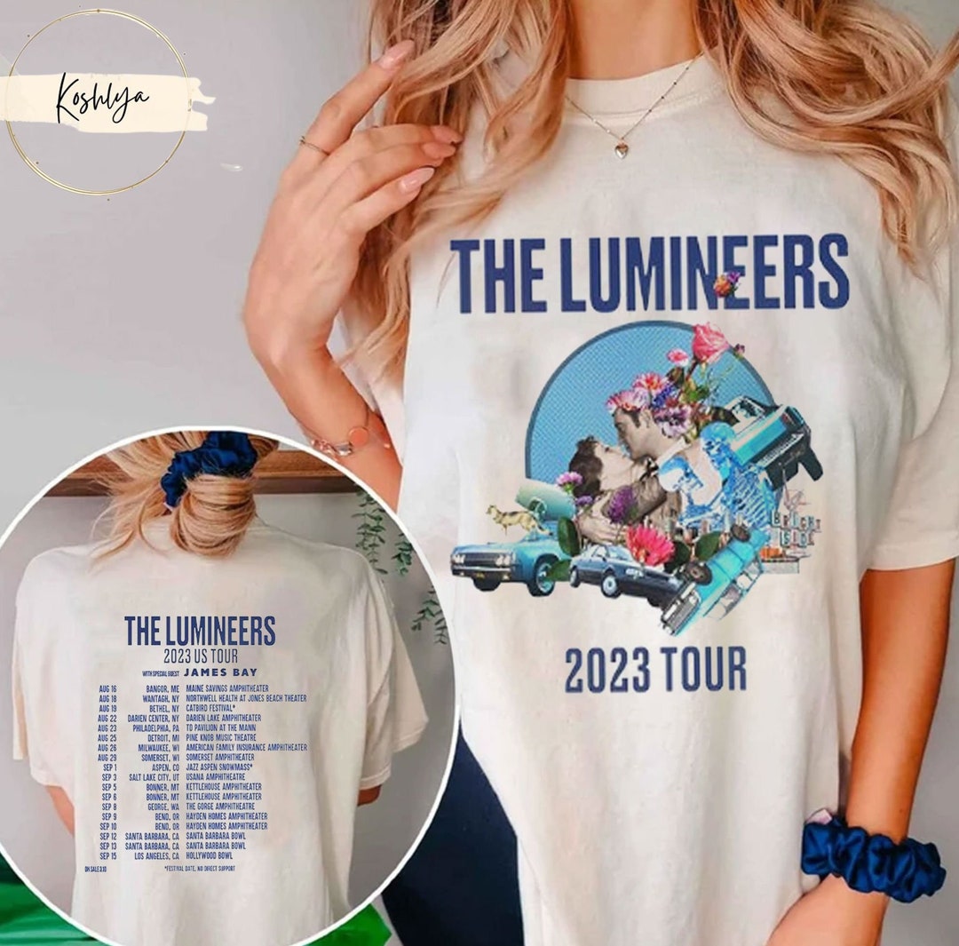 The Lumineers Tour 2023 Shirt 2023 US Tour Shirt 2 Side Etsy