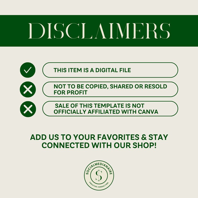 Modern LUXE Social Media Template Canva Templates Instagram - Etsy