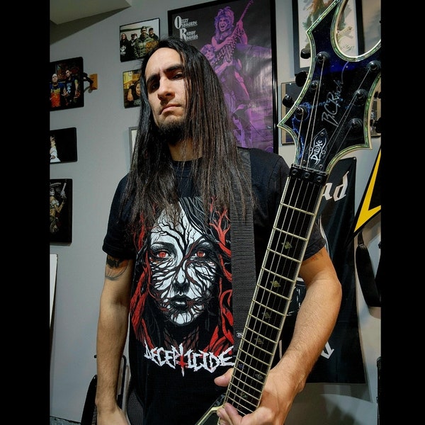 The Lamia Shirt. Black death metal shirt