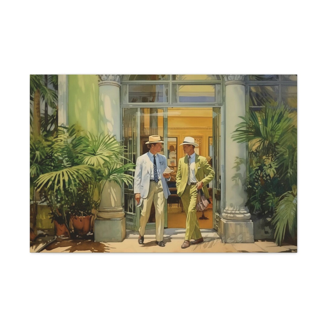 Cosmopolitan Gay Male Wall Art Gay Marriage Art Print Tropical ...