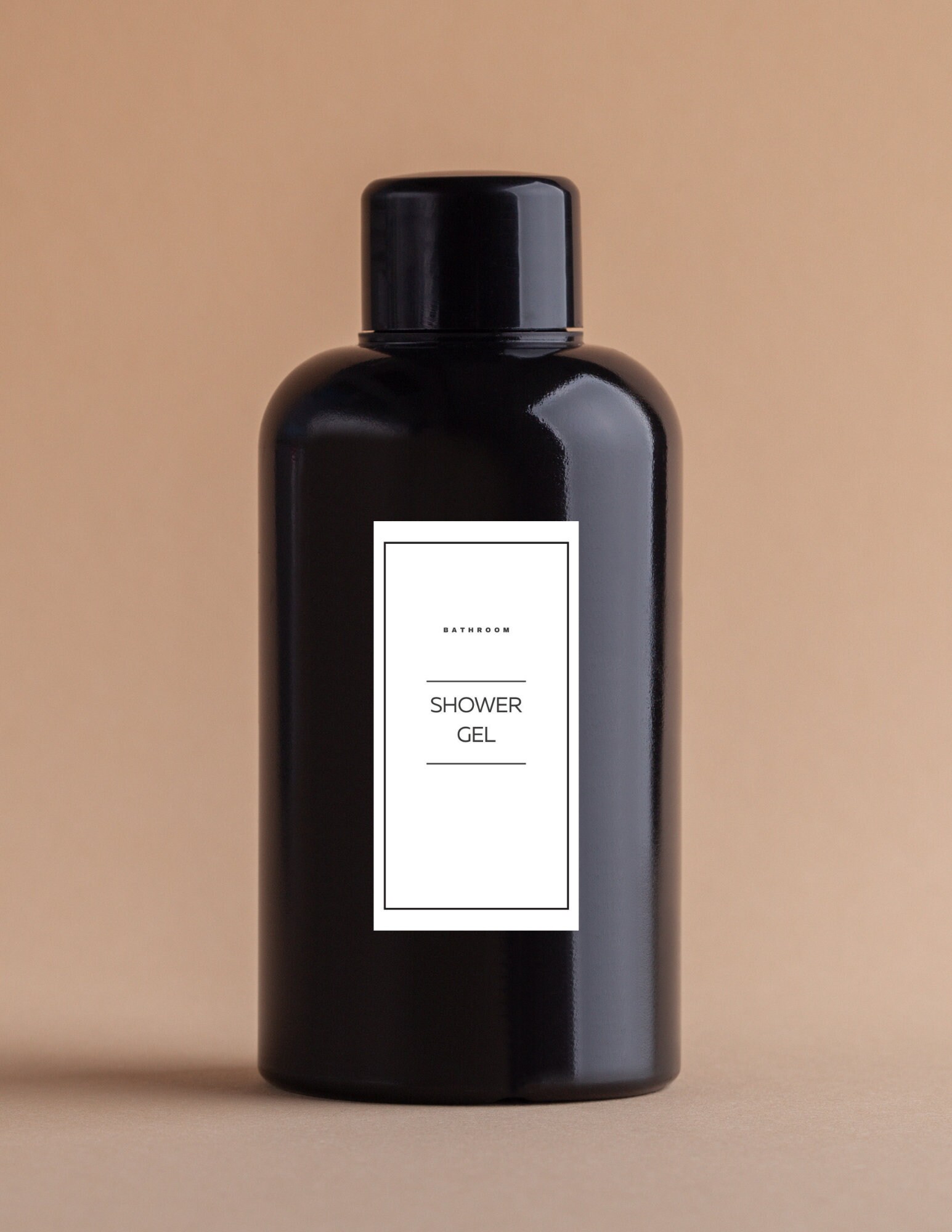 Modern Bathroom Labels | Minimalist Labels | Bathroom Sticker ...