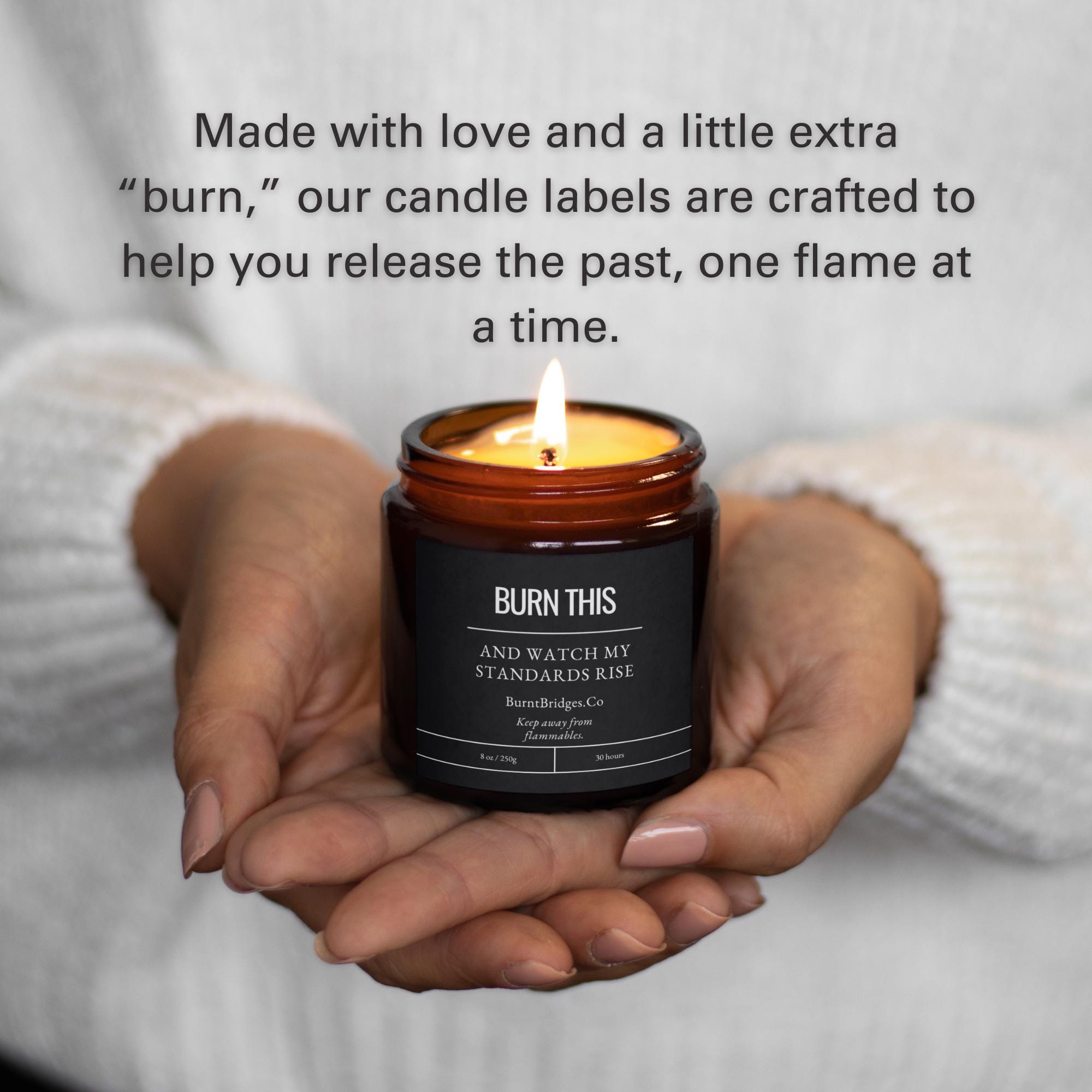 Editable Candle Labels, Funny Candle Labels, Candle Label Template ...