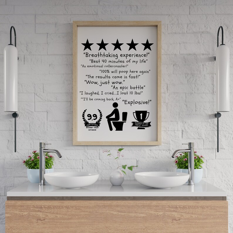 Bathroom Sign, Printable Bathroom Sign, Toilet Sign, Funny Bathroom ...