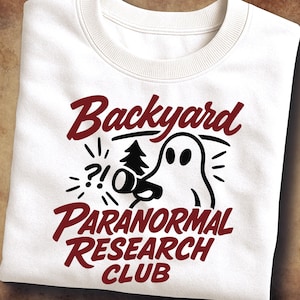 Backyard Paranormal Forschungsverein T-Shirt : Geisterjäger Tee