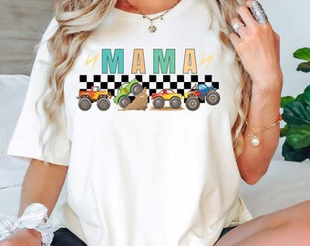Mama Monster Truck Birthday Shirt: Boy Party Tee