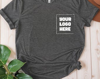 Custom Logo T-Shirt: Business Branding, Work Uniform - Bella Canvas/Gildan