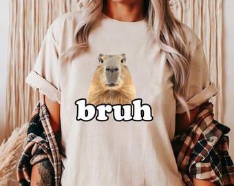 Funny Capybara Shirt: Animal Lover Gift Tee