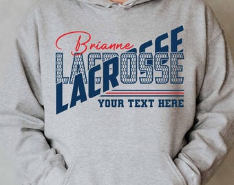 Lacrosse Team SVG PNG: Custom Shirt Design (Digital Download)