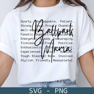 Ballpark Mama words svg, Softball Baseball Mom svg, Sports Mom gift, Game Day vibes svg, Baseball season, Digital download, sublimation