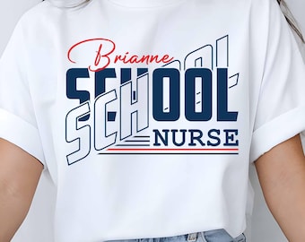 School Nurse svg png, School Nurse design, retro school Nurse, gift for her, Nurse cut file, gift idea for School Nurse, Digital download
