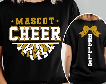Cheer Team template Svg, Cheer Mascot svg, Personalized Cheer Team Template, Cheerleading Svg Png, Cheer Mom svg, varsity svg, Cheer shirt