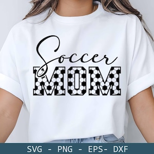 Soccer Mom SVG Design: Team Logo Template (Digital Download)