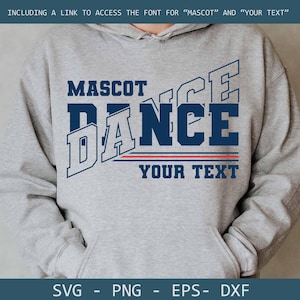 Dance template svg, Mascot Dance svg, Dance Mom design, Dance cut file svg, Dance team logo svg, Dance instructor svg, digital download