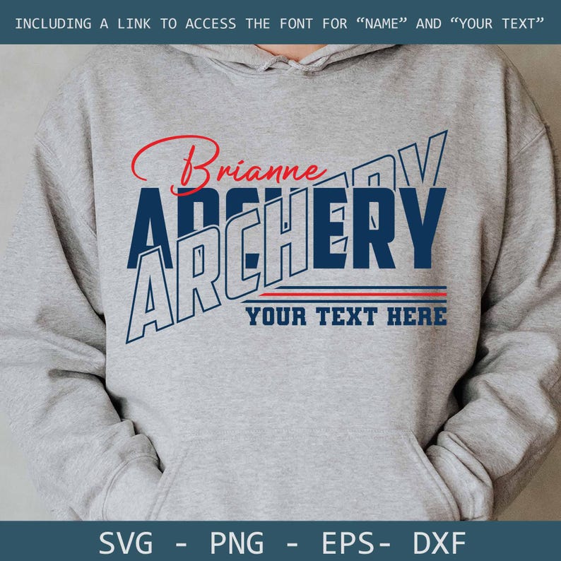 Archery Mom/dad SVG Template: Custom Name Shirt Design (digital ...