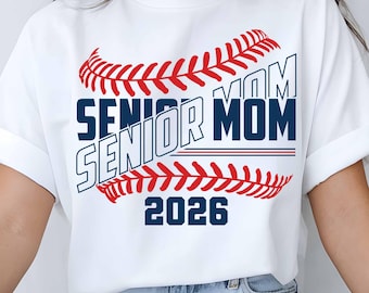 Starsza mama 2026 SVG: Projekt baseballu i softballu (pobranie cyfrowe)