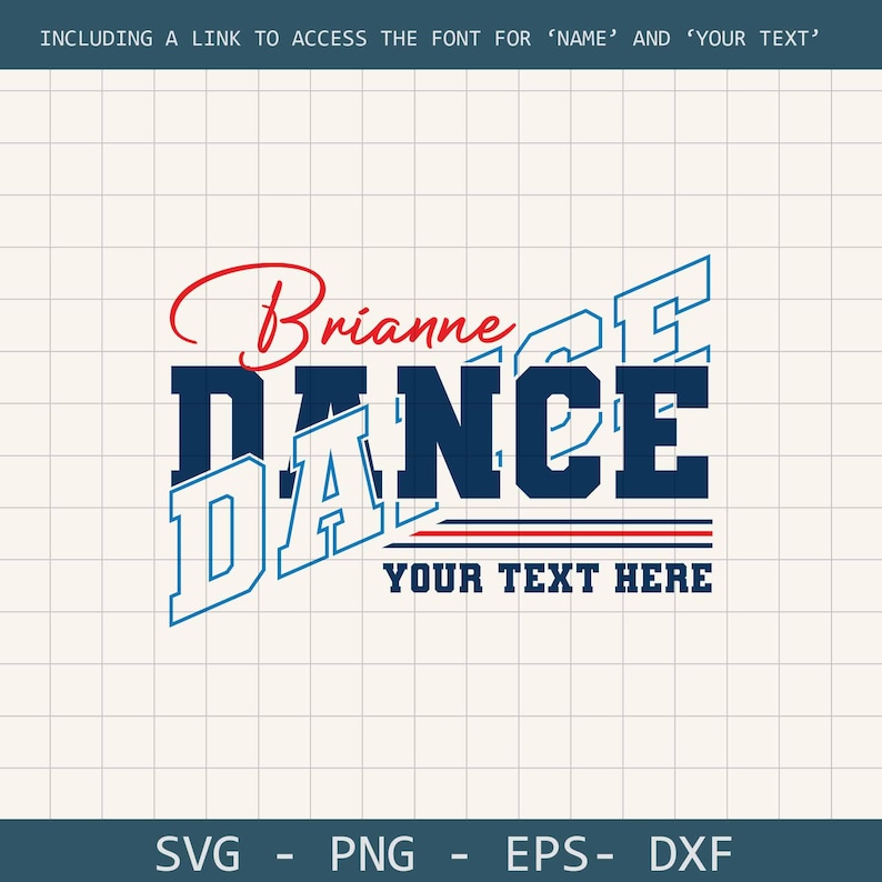 Dance Template, Dance Mom, Team Shirt Design, Custom Name Shirt, Svg ...