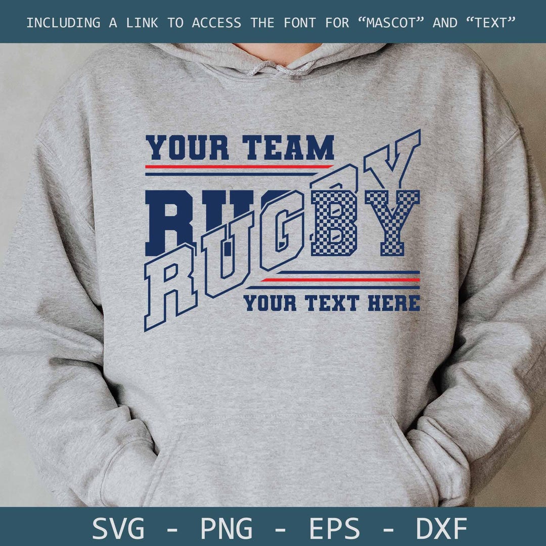 Email Header Rugby Rugby Team Template, Personalized Design, Rugby Mom, Rugby Coach, Rugby ...