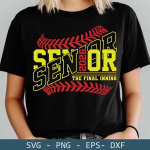 Softball Senior svg png, Softball template, Senior 2026 svg, Senior Mom, Sports Mom svg, Graduation shirt design, gift for her, svg cut file