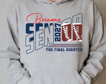 Football Senior 2027 Template, Team Shirt Design, Football Mom, Senior Night, Svg Cut File (Digital Download)