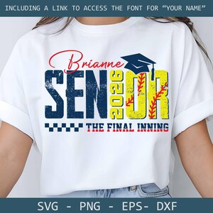 Softball Senior svg png, Senior 2026 svg, Softball team template, Senior Softball Mom, Senior Dad, gift for her, Senior cut file.