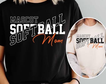 Softball Mom svg, Softball team template, softball player, Mother's Day svg, Softball logo, Softball svg, Gift for Mom, Softball shirt png
