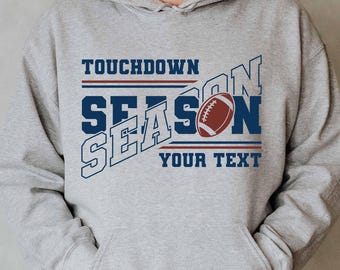 Football Team template svg, Touchdown Season svg, Football Mom, Personalized shirt design, Football Game Day svg, Digital Download.